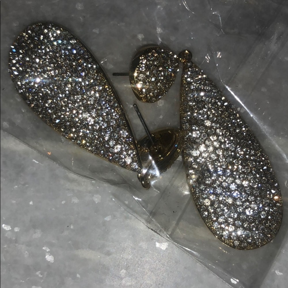 Crystal Statement Earrings - image 6